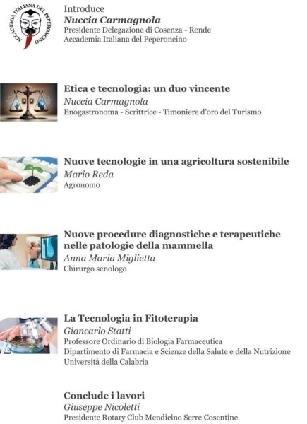 Etica e tecnologia con la delegazione di Cosenza.
